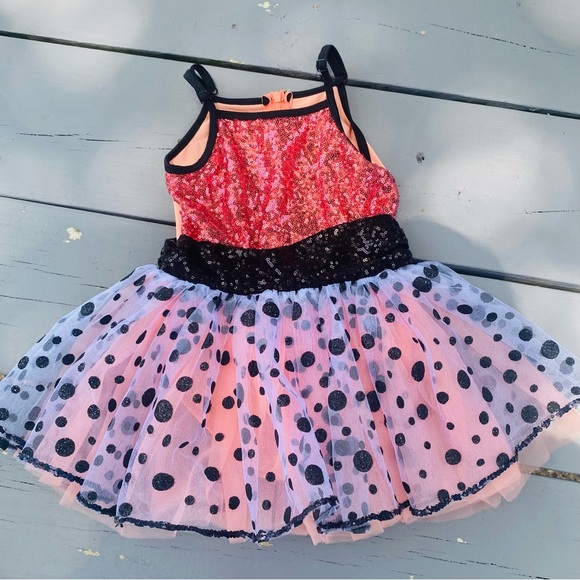 Heart Sing Skirted Leotard. Like new size 6/7 - Picture 4 of 9